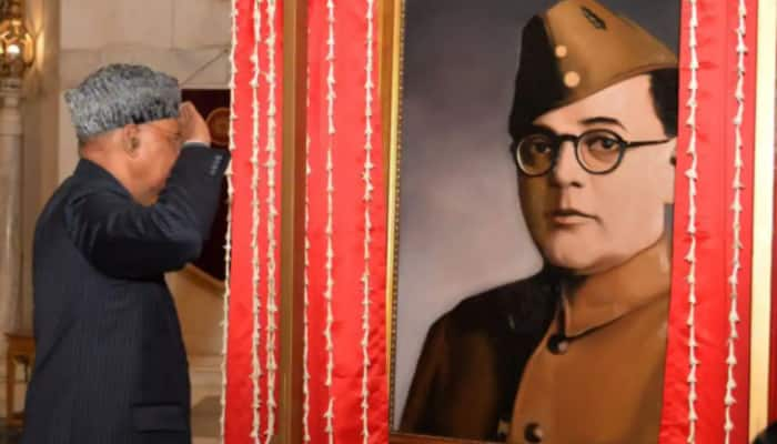 Netaji Subhas Chandra Bose photo unveiled by President original, says government; refutes &#039;fake&#039; debate 