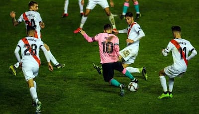 Messi leads Barcelona to Copa quarterfinals with win over Rayo