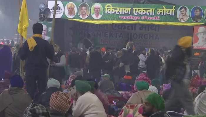 Sit-in protest against Centre's farm laws continues at Ghazipur border; 'will not vacate site' says BKU's Rakesh Tikait