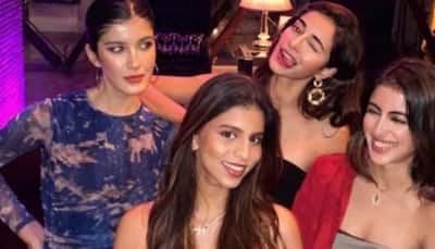 Suhana Khan, Ananya Panday, Navya Naveli Nanda and Shanaya Kapoor go glam for party, viral pics hit internet! 
