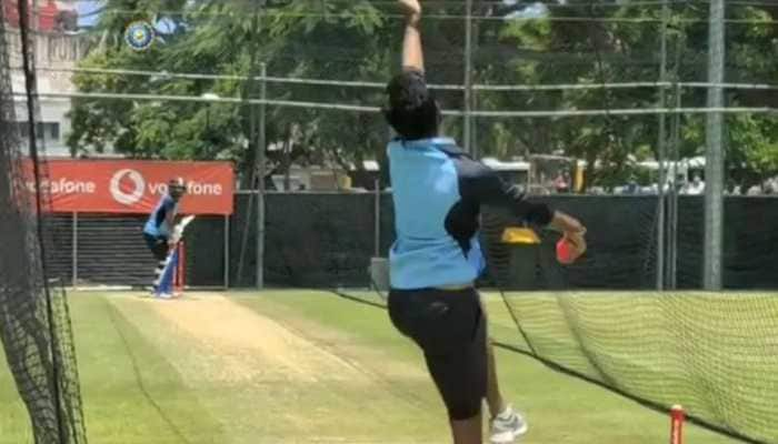 Jasprit Bumrah emulates Anil Kumble&#039;s bowling action during nets; former spinner reacts