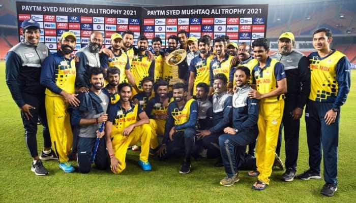 Syed Mushtaq Ali Trophy 2021 Tamil Nadu beat Baroda to clinch title Cricket News Zee News