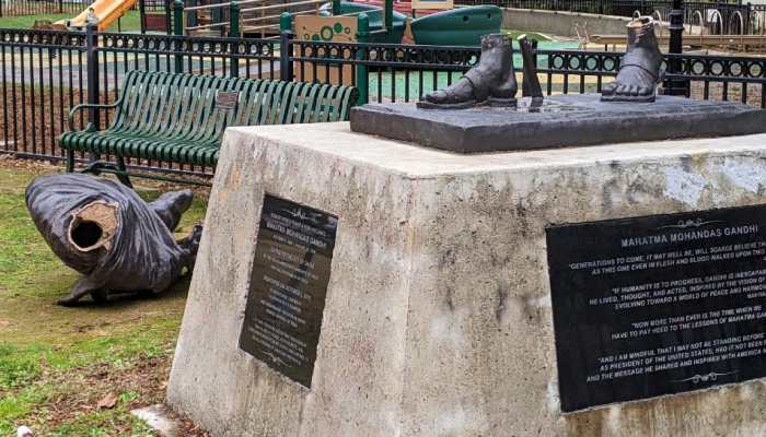 Indian-American Congressman Ro Khanna condemns destruction of Mahatma Gandhi statue in California Indian-American Congressman Ro Khanna condemns destruction of Mahatma Gandhi statue in California