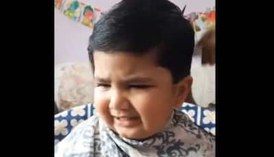 New viral video of baby Anushrut, the kid who hates to cut his hair, breaks internet one more time - Watch