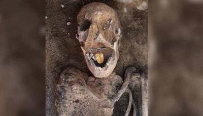 2000-years old Egyptian mummies with golden tongues found in Alexandria