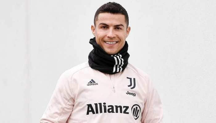 Football legend Cristiano Ronaldo at a training session with Juventus on the eve of his 36th birthday.
