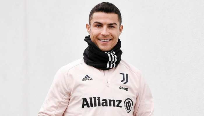 Football legend Cristiano Ronaldo at a training session with Juventus on the eve of his 36th birthday.