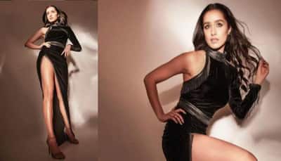 Shraddha Kapoor's smouldering smokey eyes and thigh-high slit black gown look set internet on fire - In Pics