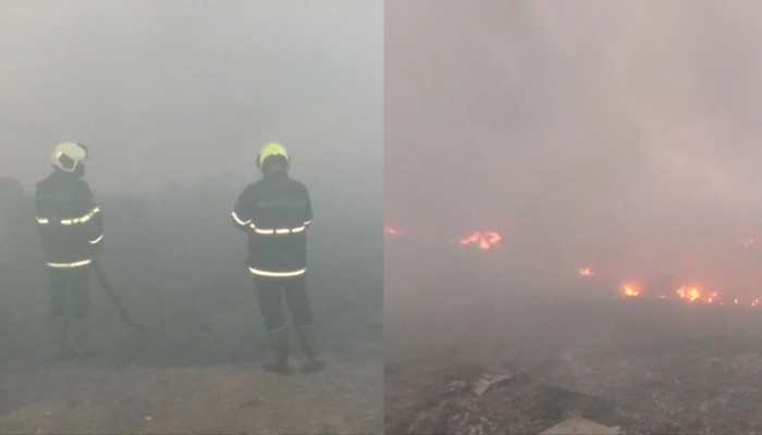 Efforts on to douse fire at Mankhurd scrapyard in Mumbai, 50 godowns gutted in blaze