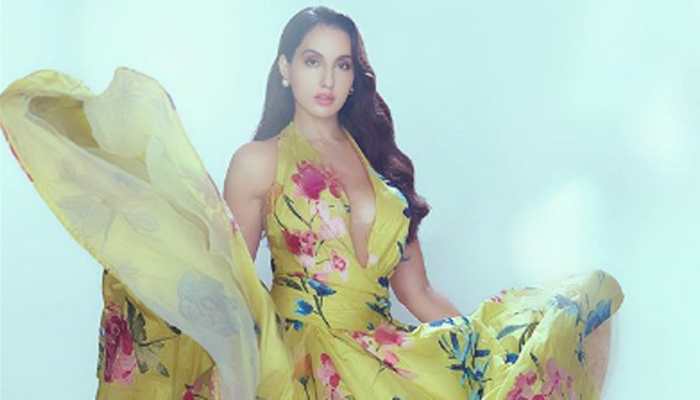 Dressed in heavy lehengas, Nora Fatehi effortlessly shoots in scorching heat of Rajasthan summer