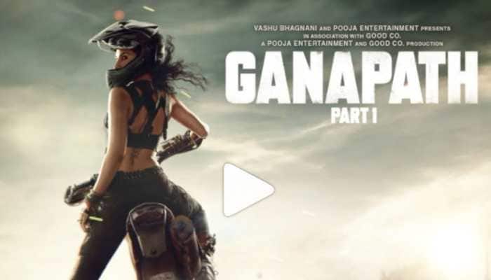 Tiger Shroff drops a sneak peek of his mysterious leading lady in &#039;Ganapath&#039; - Watch and guess who?