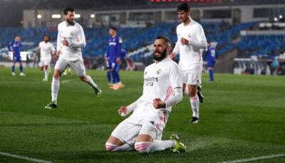 La Liga football: Karim Benzema lifts depleted Real Madrid past Getafe 