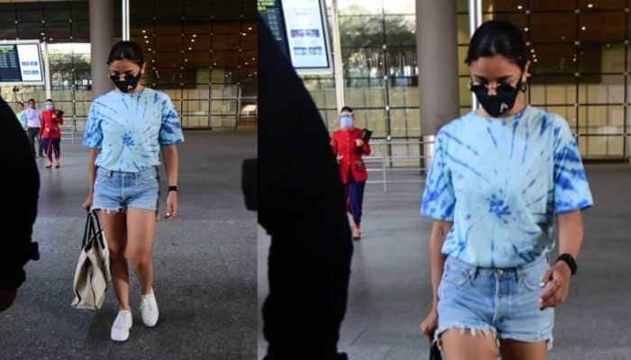 Alia Bhatt spotted wearing Rs 5000 worth Melissa Kick Off white shoes at airport - See pics