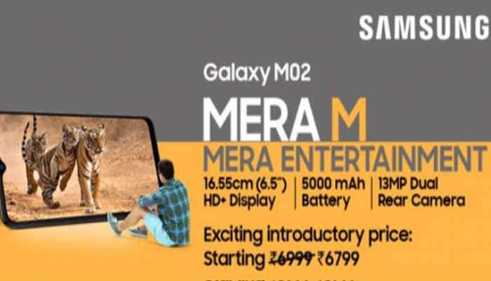 5000mAh Battery + Large 6.5” Screen +Dual Camera. Meet Galaxy M02 - Samsung’s Killer Offering under 7K