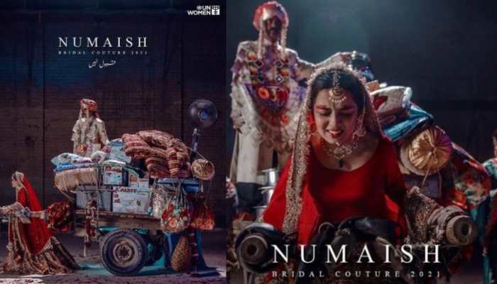 Pakistani designer Ali Xeeshan's anti-dowry campaign in latest bridal couture collection gets Twitter talking!
