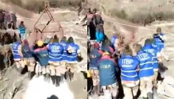 ITBP making &#039;Jhula Bridge&#039; to link 13 villages cut off in Uttarakhand