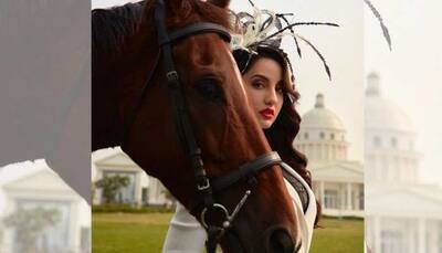 Nora Fatehi looks like a dream as she poses with horse in these photos