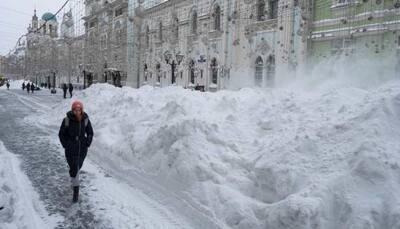 'Snow apocalypse' blankets frozen Moscow, delays flights 