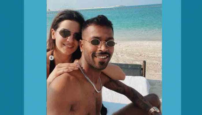 Natasa Stankovic, cricketer Hardik Pandya celebrate Valentine&#039;s Day on beach, photo sends internet into meltdown