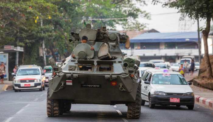 Myanmar military tank