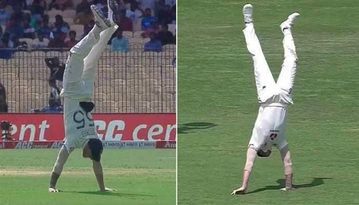 IND vs ENG: Ben Stokes performs handstand, leaves Chepauk in delight