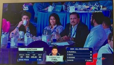 Juhi Chawla happy to see daughter Jahnavi Mehta and Shah Rukh Khan son Aryan Khan at the IPL auction table
