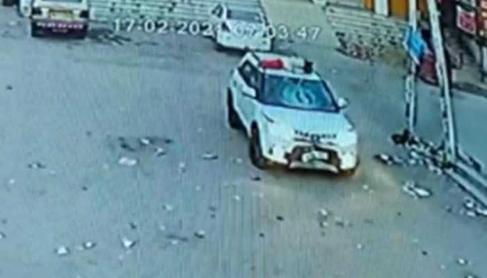 Car mows down cyclist, drives with body on roof for 10 km in Punjab's Mohali, accused held Car mows down cyclist, drives with body on roof for 10 km in Punjab's Mohali, accused held