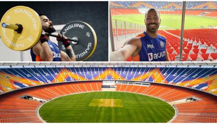 IND vs ENG: Virat Kohli's boys sweat it out at spectacular Motera stadium ahead of pink-ball Test 
