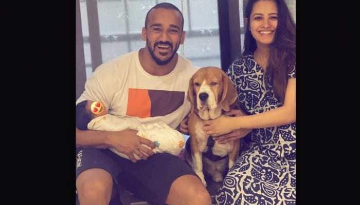TV actress Anita Hassanandani and hubby Rohit Reddy reveal newborn son’s name in an unusual style! 