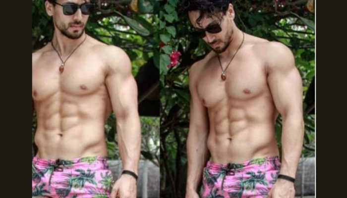 Tiger Shroff flaunts his washboard abs, rumoured ladylove Disha Patani drops a comment!