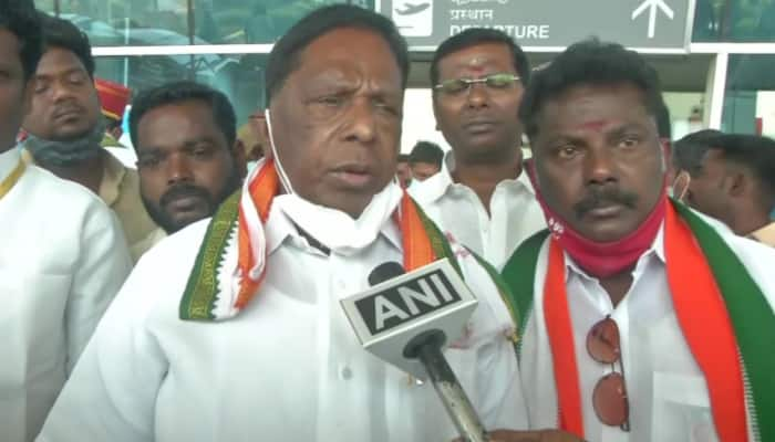 Narayanaswamy resigns as Puducherry CM after losing majority in Assembly, attacks Centre