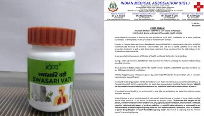 IMA demands explanation from Centre over Patanjali&#039;s claim on Coronil, expresses shock