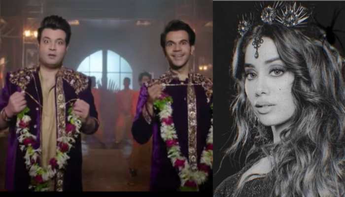 Panghat song: Janhvi Kapoor, Rajkummar Rao and Varun Sharma burn the dance floor in this peppy number 
