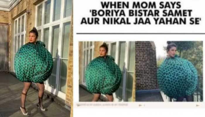Priyanka Chopra unleashes meme fest around her green dress - Paneer Jamana to Boriya Bistar!