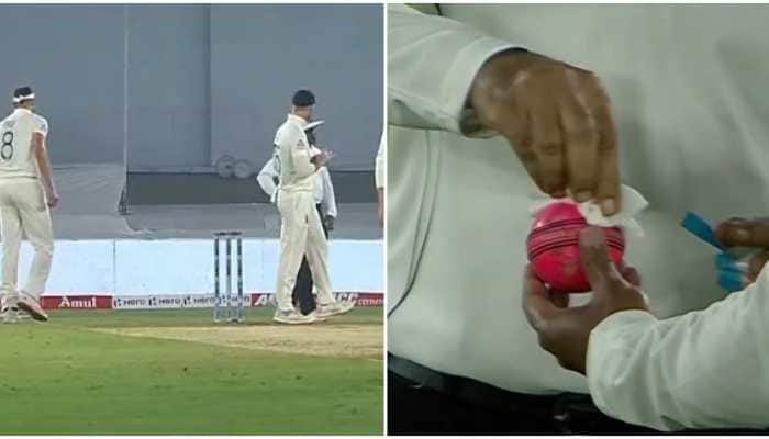 IND vs ENG: Ben Stokes accidentally applies saliva on ball, left with a warning IND vs ENG: Ben Stokes accidentally applies saliva on ball, left with a warning
