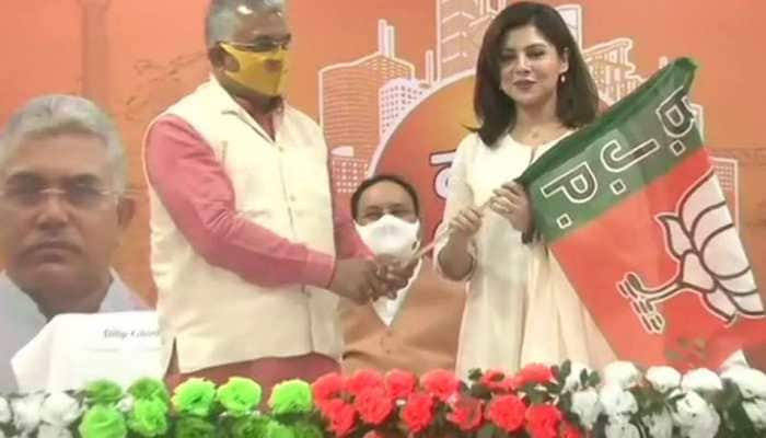 Bengali actor Payel Sarkar joins BJP in presence of state party chief Dilip Ghosh