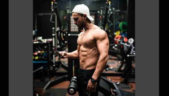 Aayush Sharma shares bare chest photo from gym, flaunts toned abs