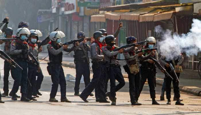 At least two dead after Myanmar police crack down on protests for second day