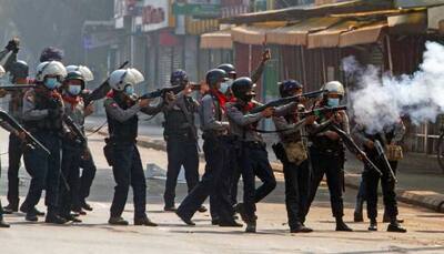 At least two dead after Myanmar police crack down on protests for second day