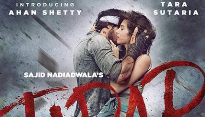 Tara Sutaria and Ahan Shetty&#039;s incredible love story Tadap first look poster hits the internet!