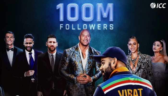 Indian captain Virat Kohli's followers on Instagram ticked past 100 million, the first cricketer with so many followers. (Photo: ICC)