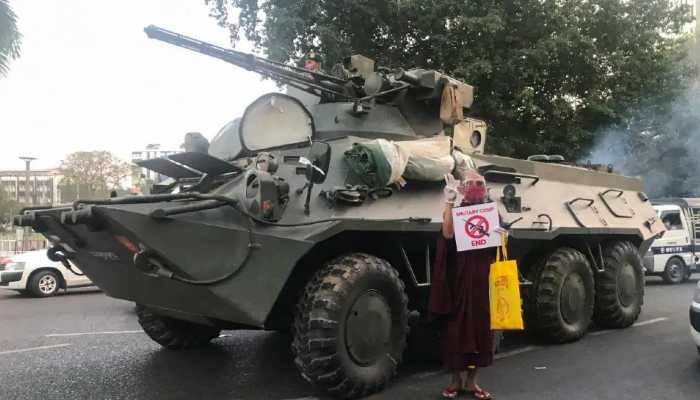 Myanmar military coup: Nine dead in police firing to counter protests