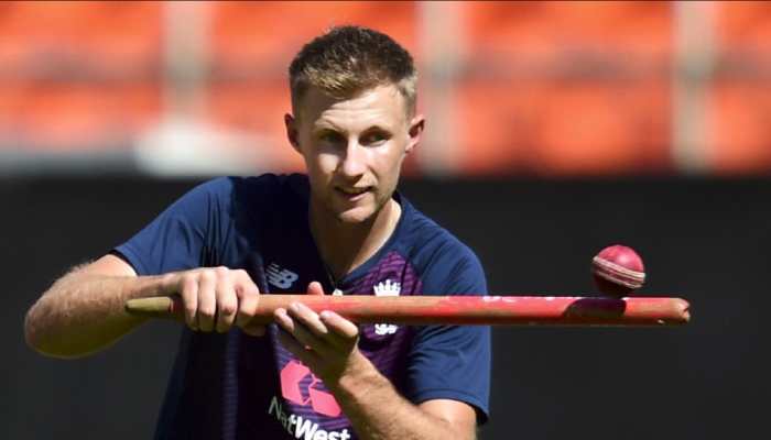 England skipper Joe Root at a practice session on the eve of the fourth Test against India in Ahmedabad. (Photo: PTI)
