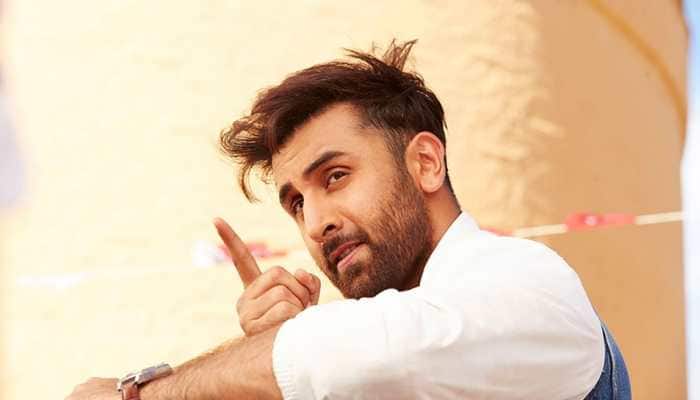 Ranbir Kapoor's bald look pics for a TVC shoot hits internet, actor poses  with make-up expert for massive transformation! | Buzz News | Zee News