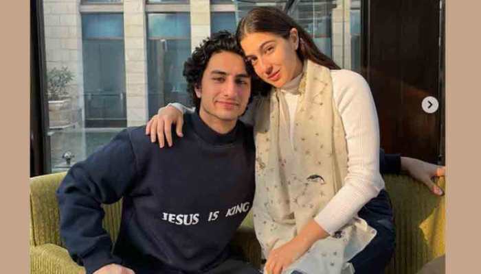 Sara Ali Khan shares glimpse of little brother Ibrahim Ali Khan's football-themed birthday cake