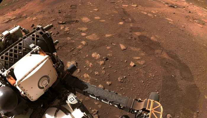 NASA's Perseverance rover takes its first test drive on Mars, posts pic on social media