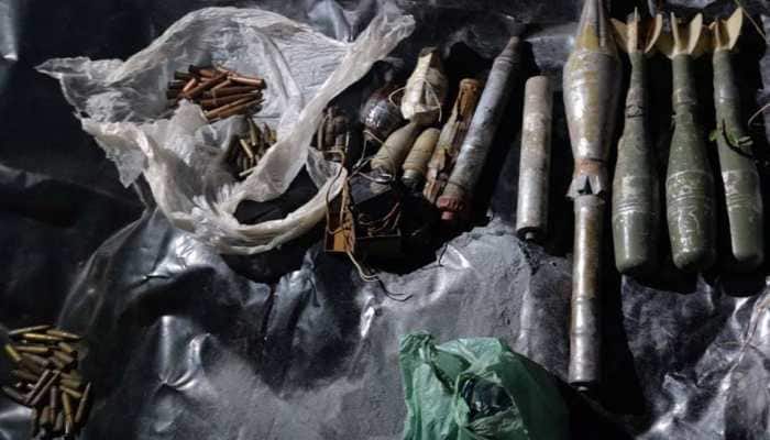 J&K: Ammunition and explosives recovered from hideout in Reasi district, one arrested J&K: Ammunition and explosives recovered from hideout in Reasi district, one arrested