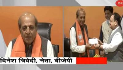 Former TMC MP Dinesh Trivedi joins BJP ahead of West Bengal assembly polls