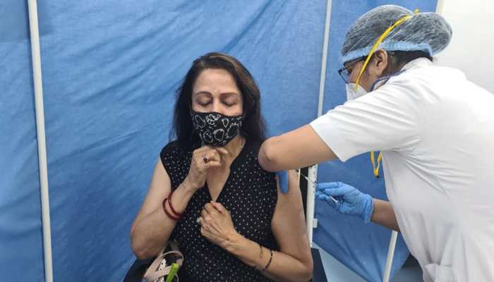 Veteran actress-politician Hema Malini takes COVID-19 vaccine