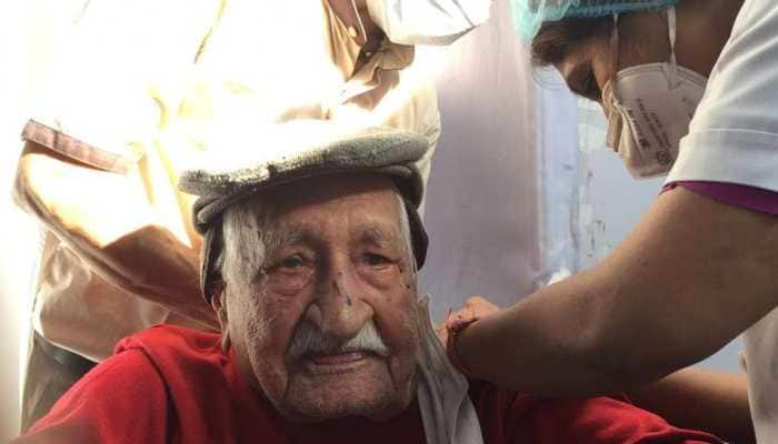 Delhi: 104-year-old man gets COVID-19 vaccine, no adverse effects reported